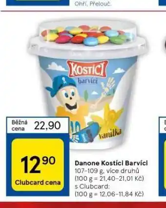 Tesco Danone kostíci barvíci nabídka