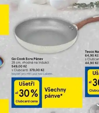 Tesco Go cook ecru pánev 28 cm nabídka