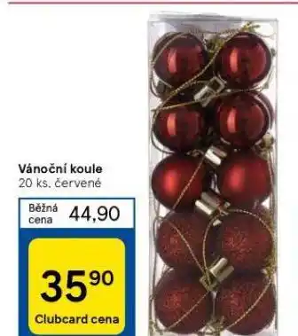 Tesco Vánoční koule nabídka