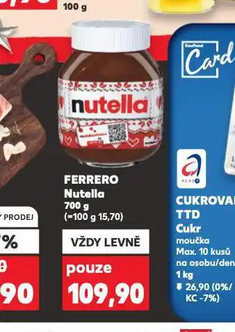 Kaufland Nutella nabídka