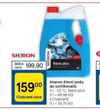Tesco Sheron zimní směs do ostřikovačů nabídka