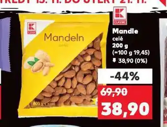 Kaufland Mandle nabídka
