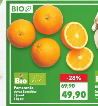 Kaufland Pomeranče nabídka