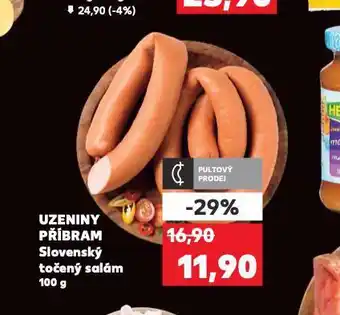 Kaufland Slovenský točený salám nabídka