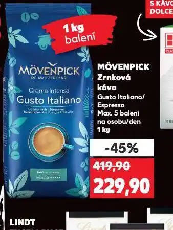 Kaufland Káva movenpick nabídka