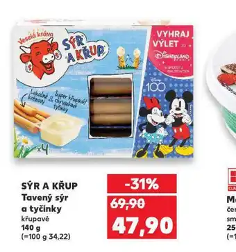 Kaufland Veselá kráva sýr a křup nabídka