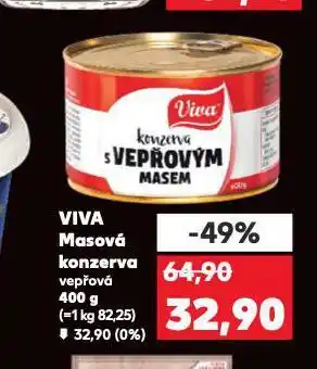 Kaufland Viva masová konzerva nabídka