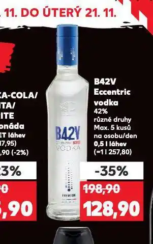 Kaufland B42v eccentric vodka nabídka