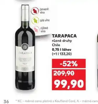 Kaufland Tarapaca nabídka