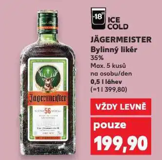 Kaufland Jagermeister nabídka