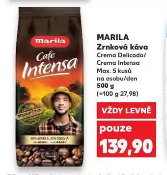 Kaufland Marila káva nabídka