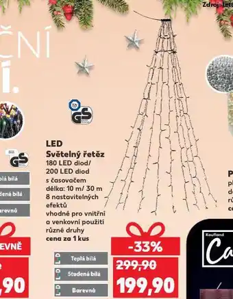 Kaufland Led světelný řetěz nabídka