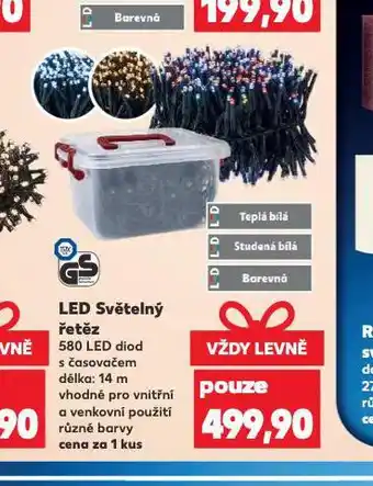 Kaufland Led světelný řetěz nabídka