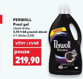 Kaufland Perwoll prací gel nabídka
