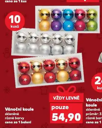 Kaufland Vánoční koule nabídka