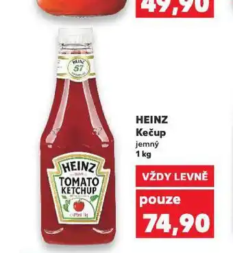 Kaufland Heinz kečup nabídka