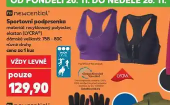 Kaufland Sportovní podprsenka nabídka