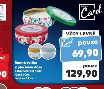 Kaufland Vonná svíčka nabídka