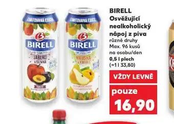 Kaufland Birell nealkoholické pivo nabídka