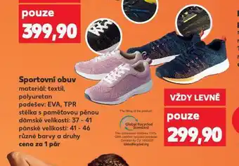 Kaufland Sportovní obuv nabídka