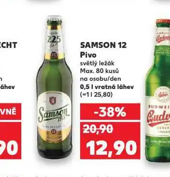 Kaufland Pivo samson nabídka