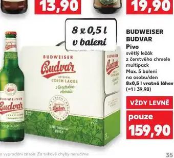 Pivo budweiser budvar