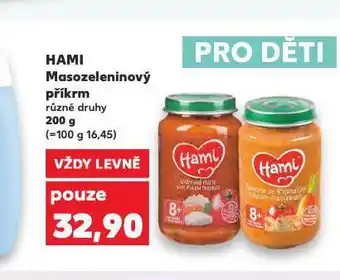 Kaufland Hami masozeleninový příkrm nabídka