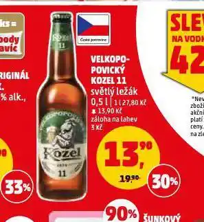 Penny Market Pivo velkopopovický kozel nabídka