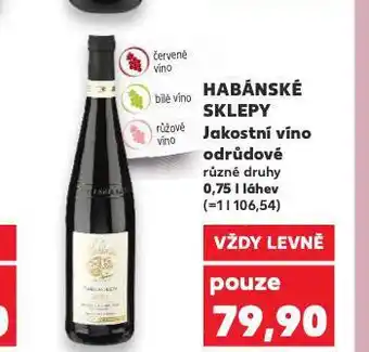 Kaufland Habánské sklepy nabídka