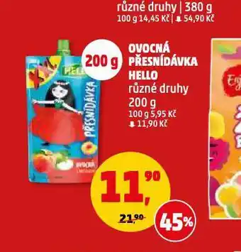 Penny Market Hello ovocná přesnídávka nabídka