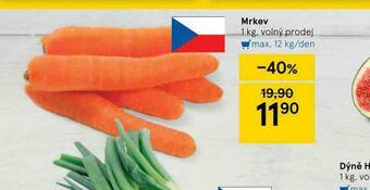 Tesco Mrkev nabídka