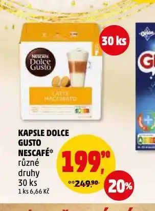 Penny Market Kávové kapsle dolce gusto nabídka
