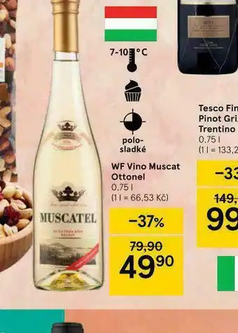 Tesco Wf vino muscat ottonel nabídka