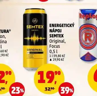 Penny Market Semtex energetický nápoj nabídka