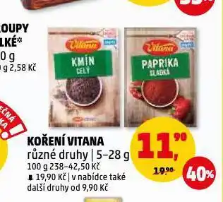 Penny Market Koření vitana nabídka