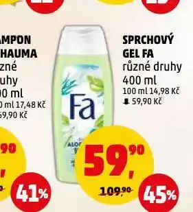 Penny Market Fa sprchový gel nabídka