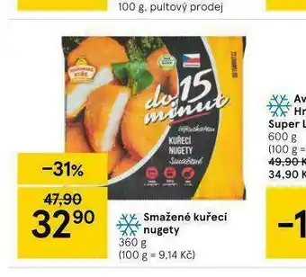 Tesco Smažené kuřecí nugetky nabídka