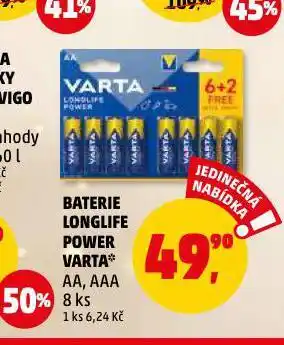 Penny Market Varta baterie nabídka