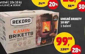 Penny Market Uhelné brikety nabídka