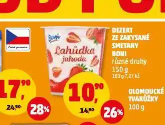 Penny Market Dezert ze zakysané smetany nabídka