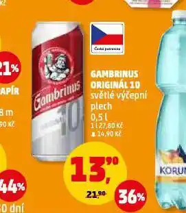 Penny Market Pivo gambrinus nabídka