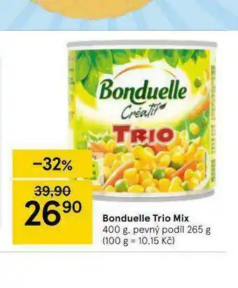 Tesco Bonduelle trio mix nabídka