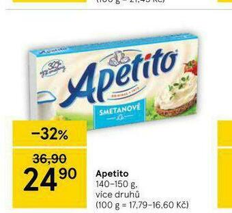 Tesco Apetito nabídka