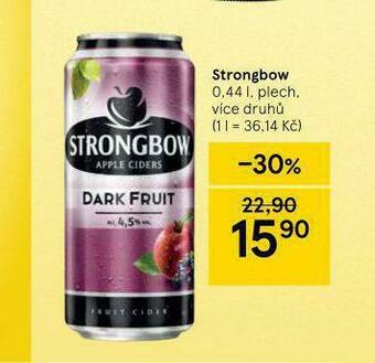 Tesco Strongbow nabídka
