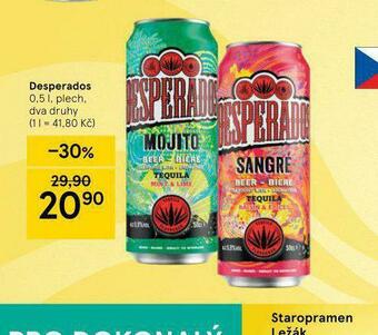 Tesco Desperados nabídka
