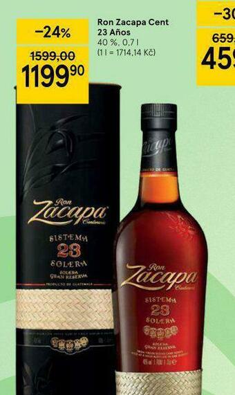 Tesco Ron zacapa cent 23 anos nabídka
