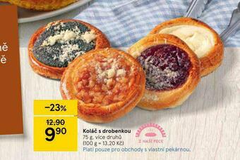 Tesco Koláč s drobenkou nabídka