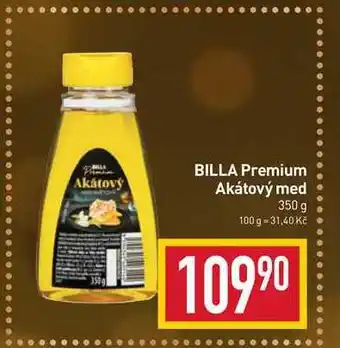 Billa premium akátový med 350 g