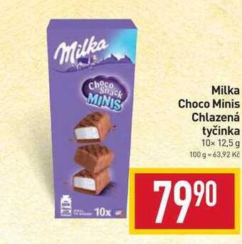 Billa Milka choco minis chlazená tyčinka 10x 12,5 g nabídka
