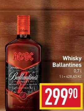 Billa Whisky ballantines 0,7l nabídka